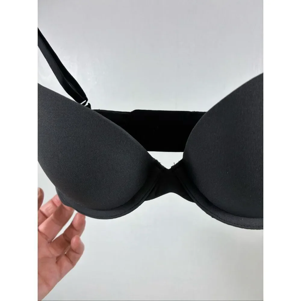 SKIMS NWOT Unlined Bra in Onyx Size 30C - Picture 2 of 6